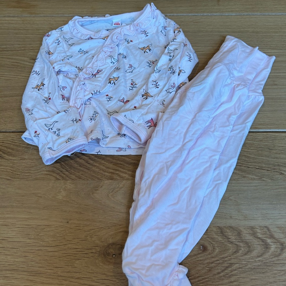 Magnetic Me Light Pink Kids Pajama Set